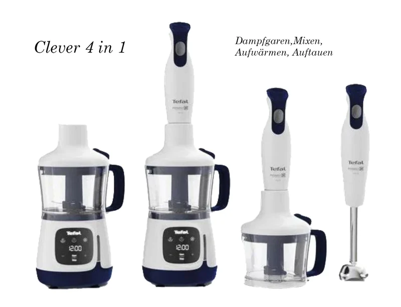 Tefal HB55W430 Yummy Gourmet 4-in-1 Babynahrungszubereiter