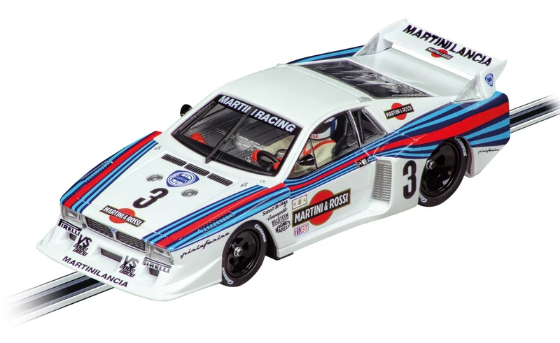 Carrera 20027734 - EVOLUTION Lancia Beta Montecarlo Turbo "Lancia Martini Racing No.3" Daytona 1981 mit Licht