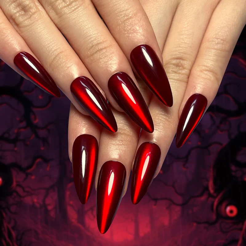 Glamouröse Kunstnägel im Stiletto-Design Karnz