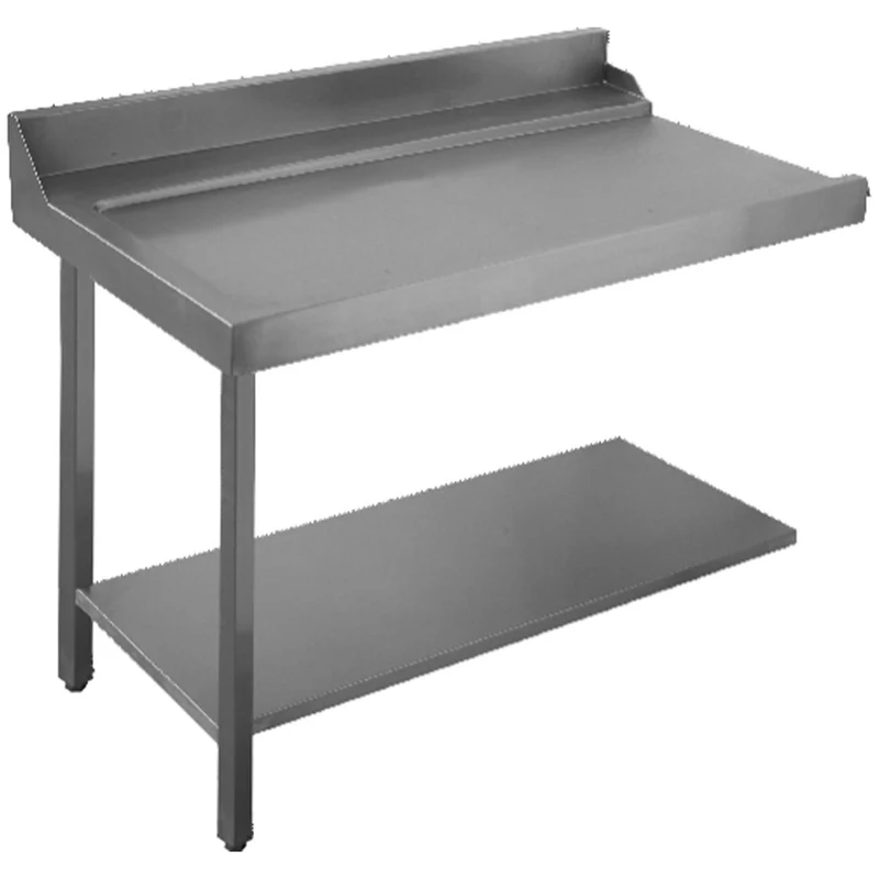 Auslauftisch 90° für Spülkörbe 600x500 mm , Anbau links, DLA-S12/DCR