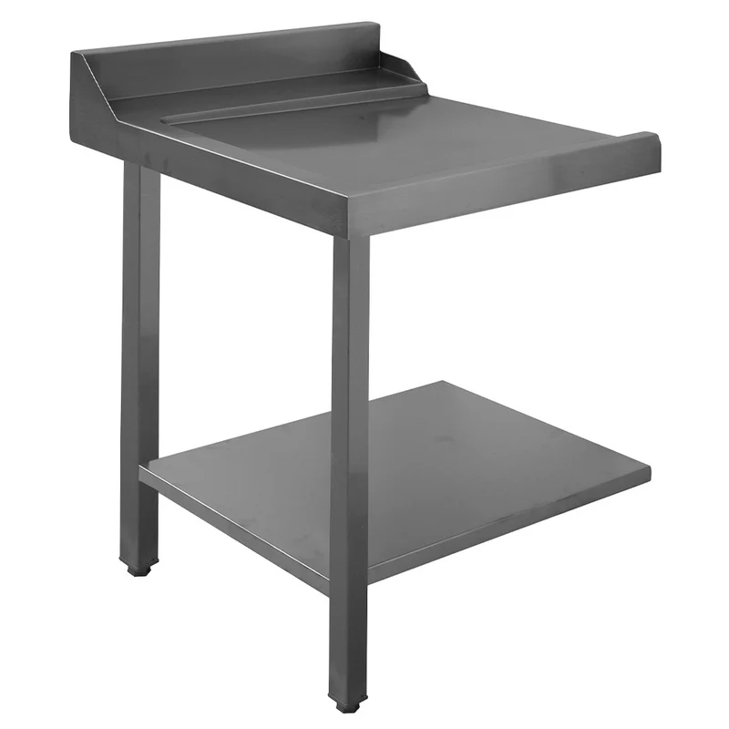 Zulauftisch für Spülmaschine , Anbau links , 800x715 mm , Höhenverstellbar, DLA-S8