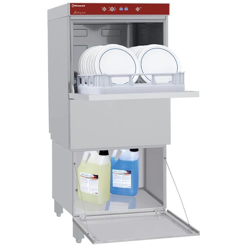 Profi Geschirrspülmaschine mit geschlossenem Unterbau , Edelstahl , 600 mm, DFS7/6-AC_BD/F-PF
