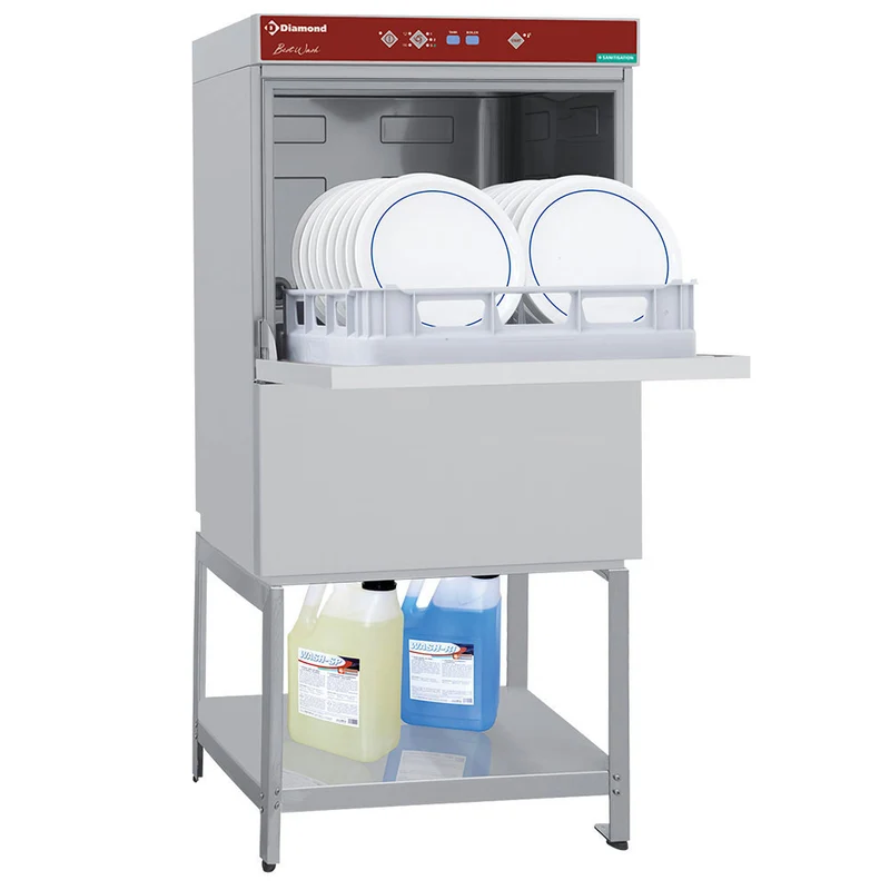 Profi Geschirrspülmaschine mit Untergestell , 60 cm Breite, DFE8/6-AC_BD/F-S