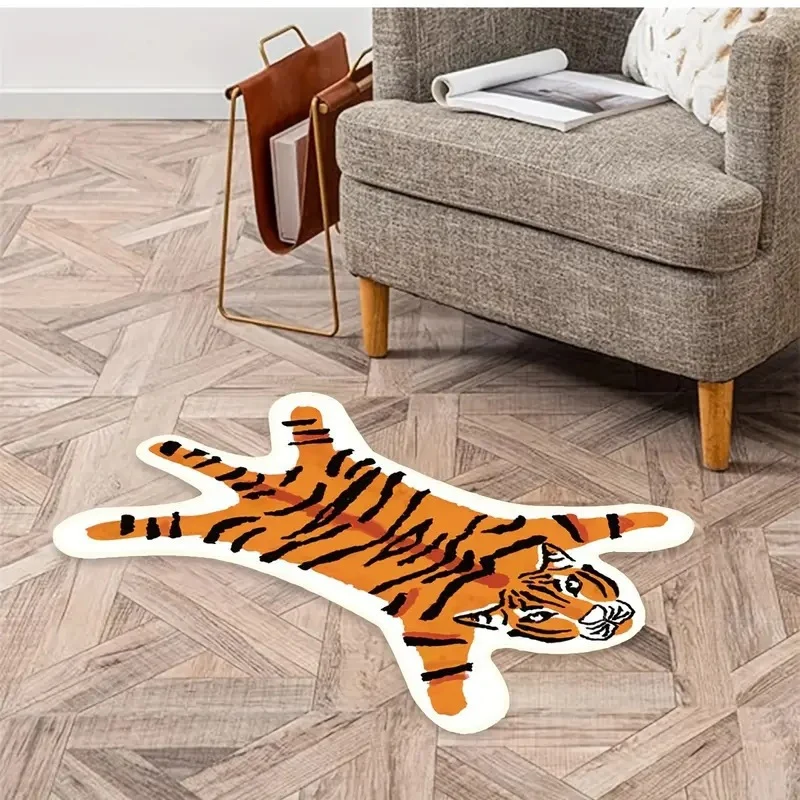Tiger-förmiger Dekorativer Teppich