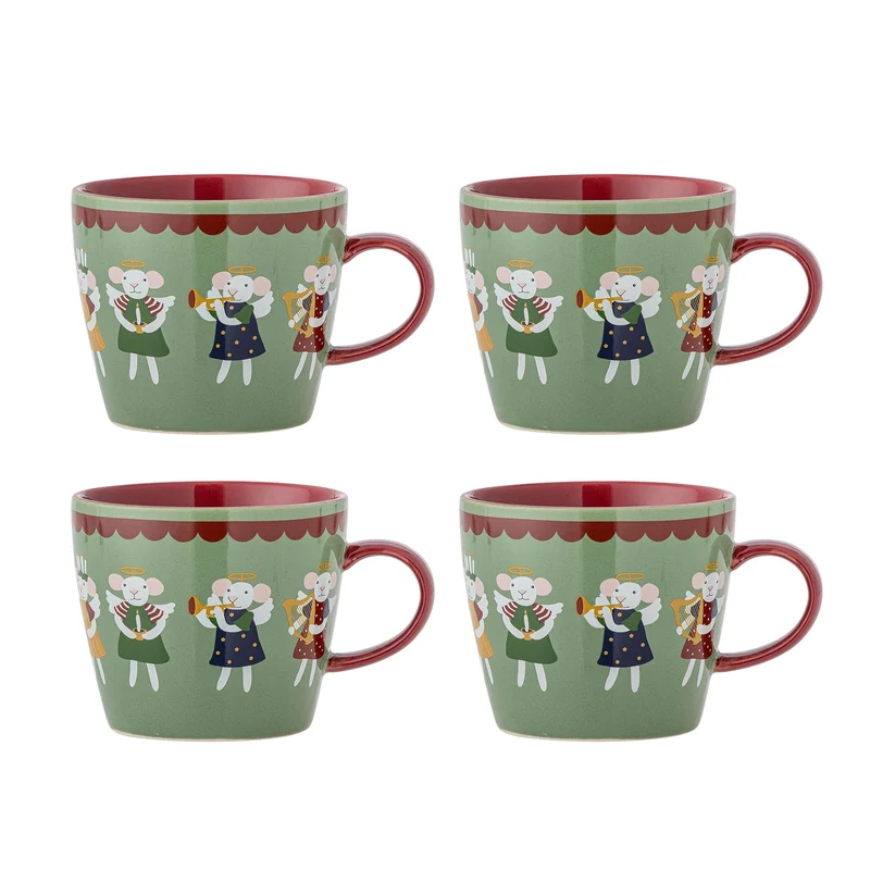 Peo Becher, Grün, Steingut