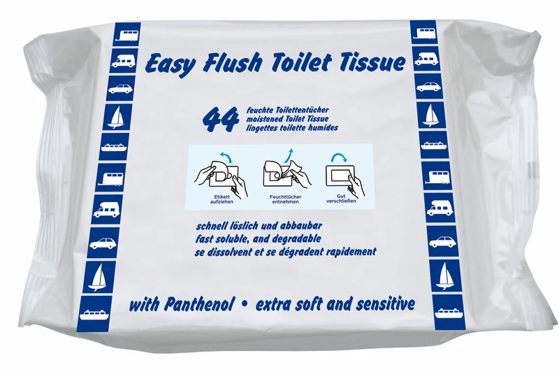 Yachticon Easy Flush Toiletten Tücher 44Stk