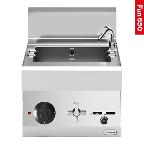 Namizni kuhalnik za testenine s pipo za vodo in odtočnim ventilom | Modular Fun 650 | 20 L | 6,000 W