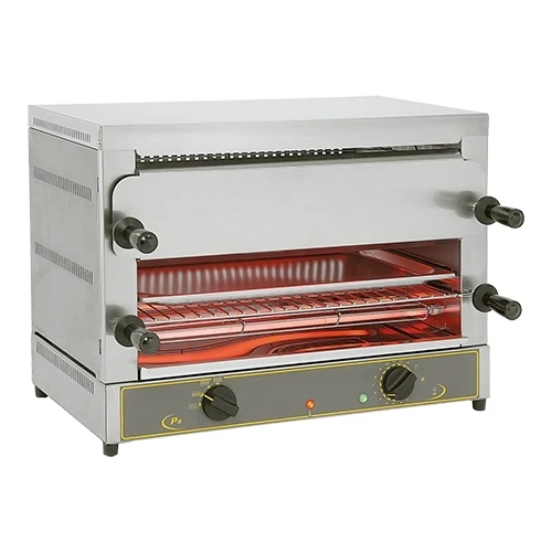 Dvostopenjski kvarčni salamander žar | Roller Grill | 9 grelnih svetilk | 4,000 W | Delovna površina 53 x 32.5 cm