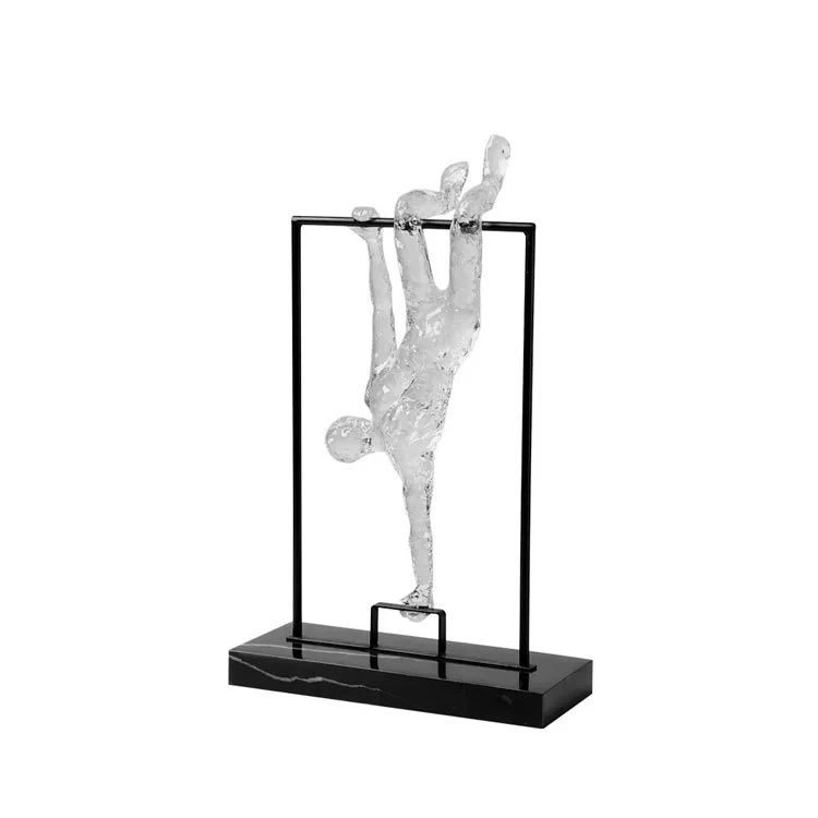Abstrakte künstlerische Gymnastikskulptur
