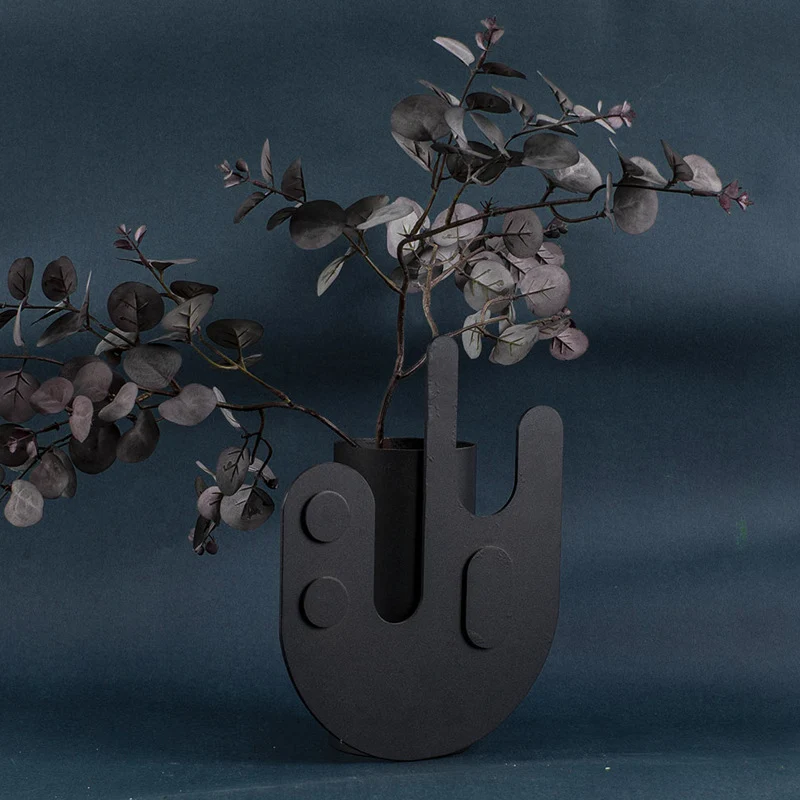 Abstract Künstlerische Blumenvase