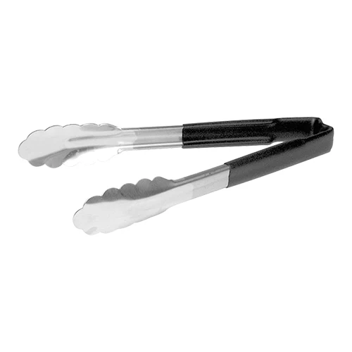 Servirne klešče s plastičnim ročajem | Vollrath | Nerjaveče jeklo, črna | 30 cm