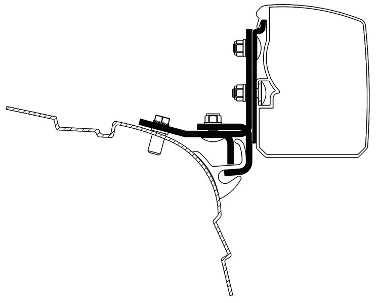 Adapter für T3200 VW T5/6 LR Multi