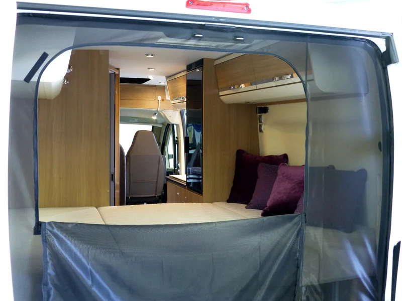Moskitonetz für Heckklappe / Hecktür Fiat Ducato und baugleiche Typen ab 2007