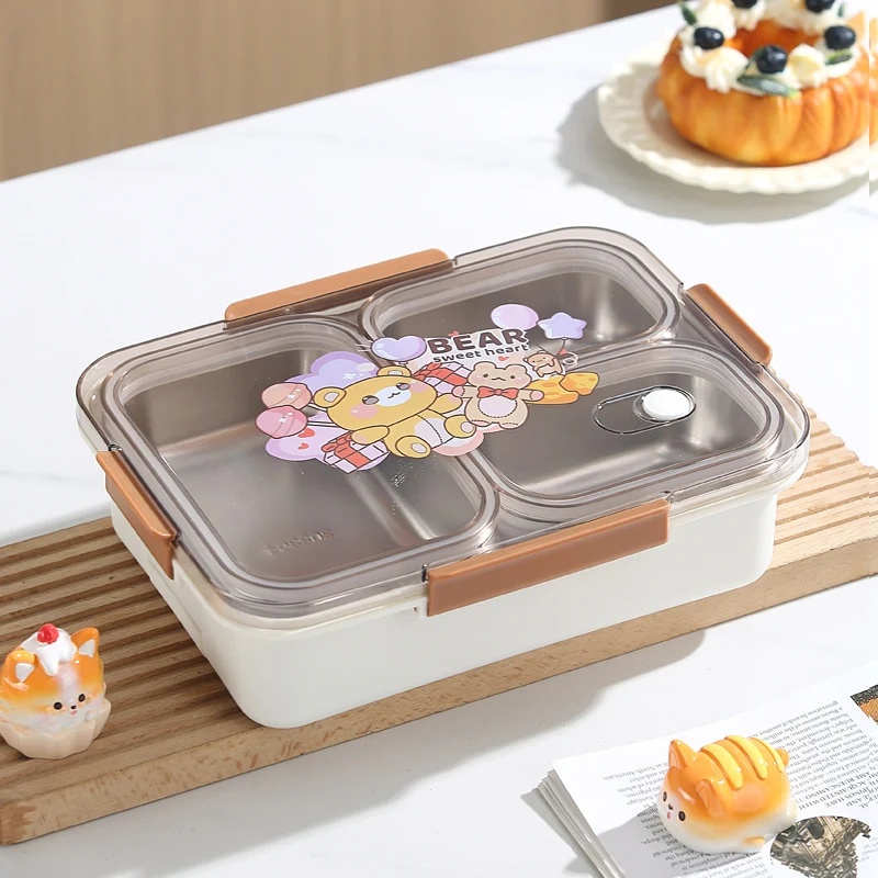 Bären-Themen Multi-Abteil Bento Lunch Box