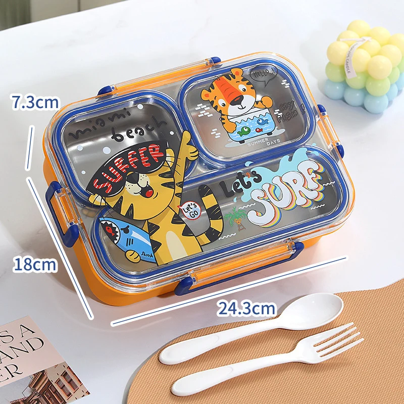 Spaß-Themen Multi-Sektion Lunchbehälter