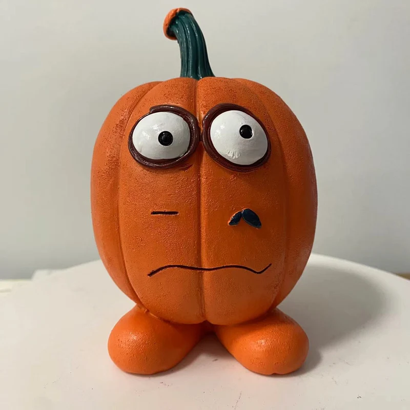 Lustige Halloween Kürbisfigur Karnz