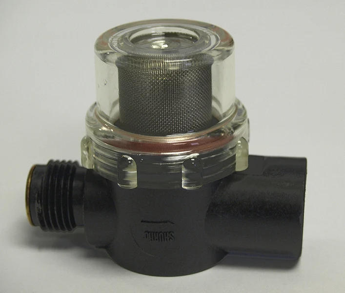 Shurflo Wasserfilter, Filter beidseitig schraubbar