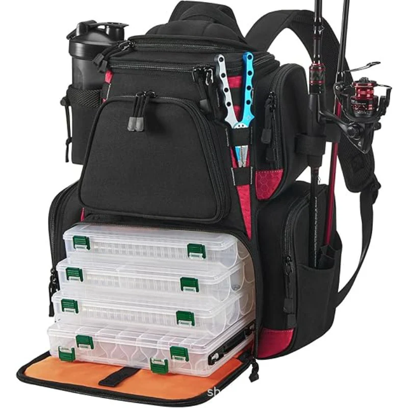 Angeln Multi-Compartment Rucksack Karnz