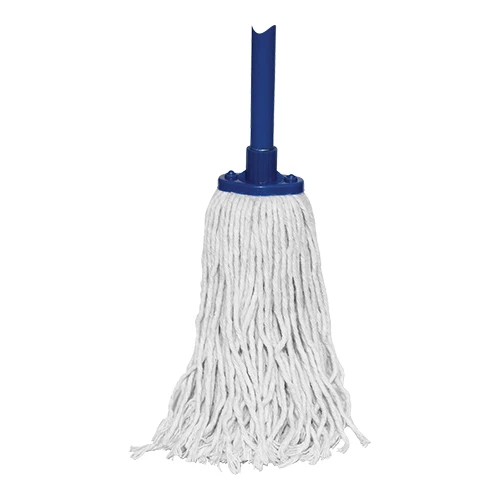 Bombažni mop z ročajem | Trust | moder | 150 cm