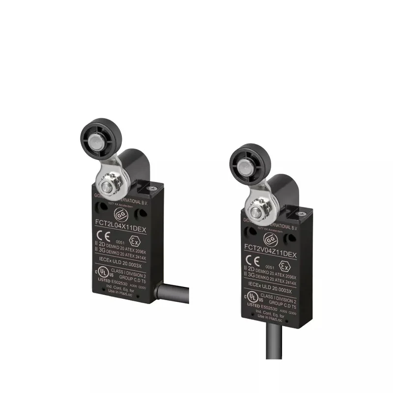 Giovenzana FCT2L04Z11D Wired Limit Switch 30mm adjustable roller lever NC+NO 2m
