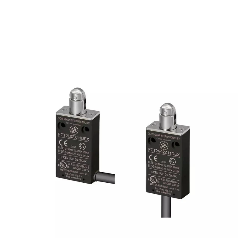 Giovenzana FCT2L03Z11D Wired Limit Switch 30mm short roller lever NC+NO 2m Cable