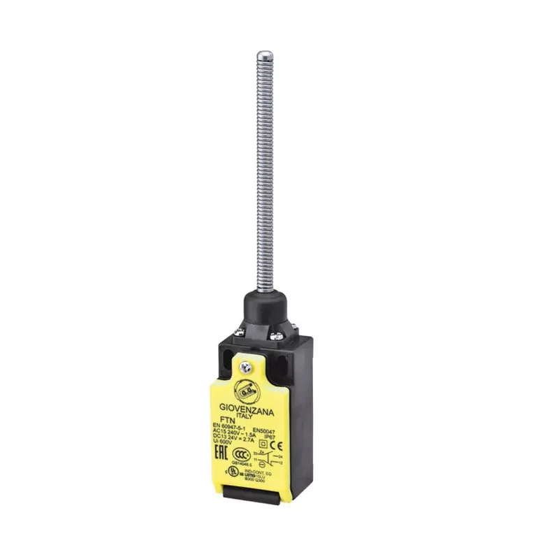 Giovenzana FTN142Z11 Limit Switch 30mm V-roller lever NC+NO snap-action M16