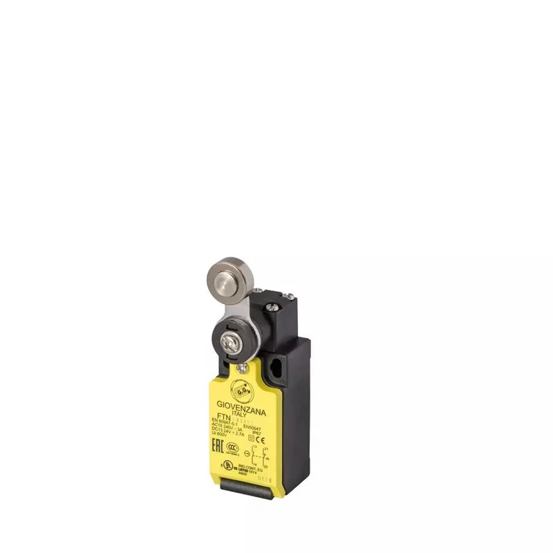 Giovenzana FTN143X11 Limit Switch adjustable V-roller lever NC+NO slow-action