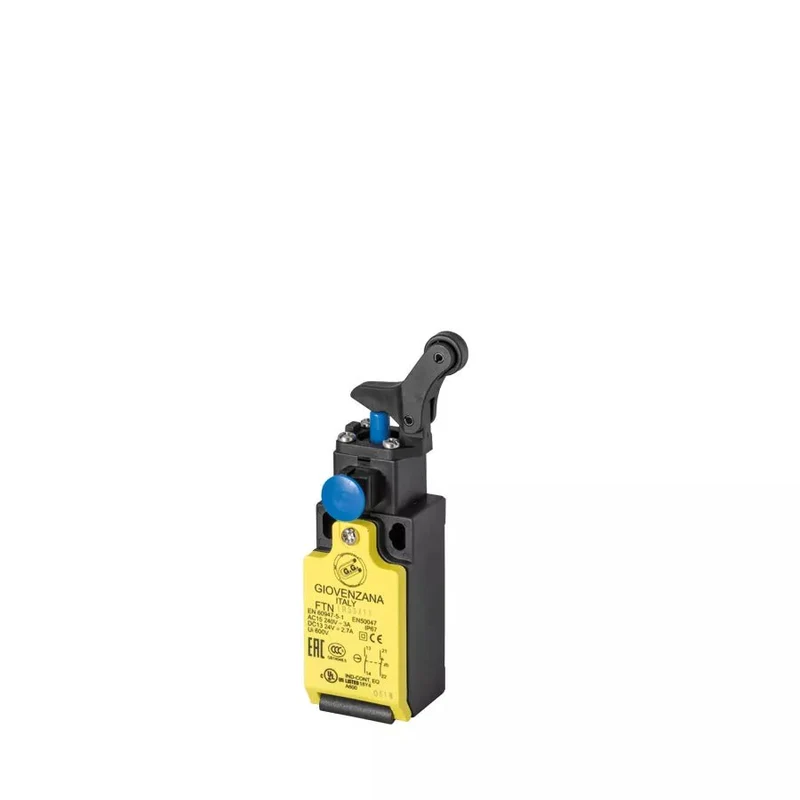 Giovenzana FTN1R33Z11 Limit Switch 30mm Manual Reset short roller lever NC+NO M1