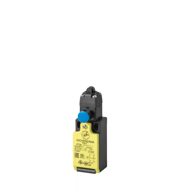 Giovenzana FTN1R34Z11 Limit Switch 30mm Manual Reset adjustable roller lever NC+
