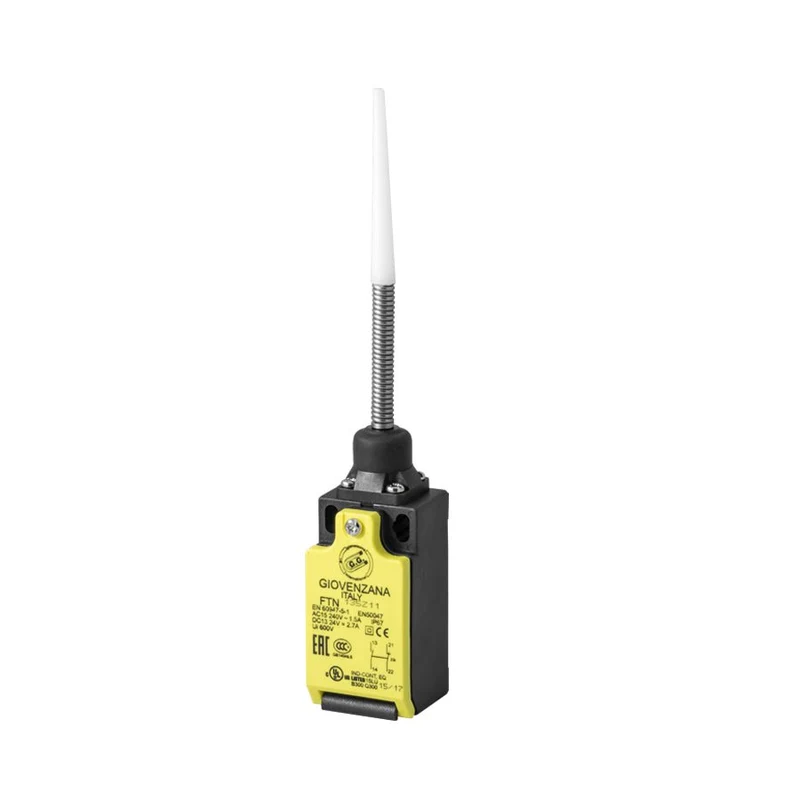 Giovenzana FTN135X11 Limit Switch 30mm adjustable roller lever NC+NO slow-action