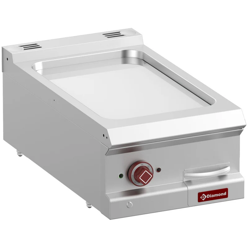 Elektro-Griddleplatte 400mm, glatt & hartverchromt , 700er Serie, E7/PLCD4T-N