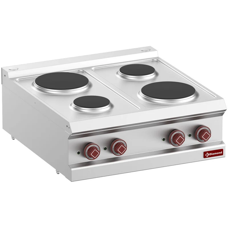 Profi Elektro-Plattenherd 700 , Tischgerät , 4 Kochplatten, CNS, E7/4P7T-N