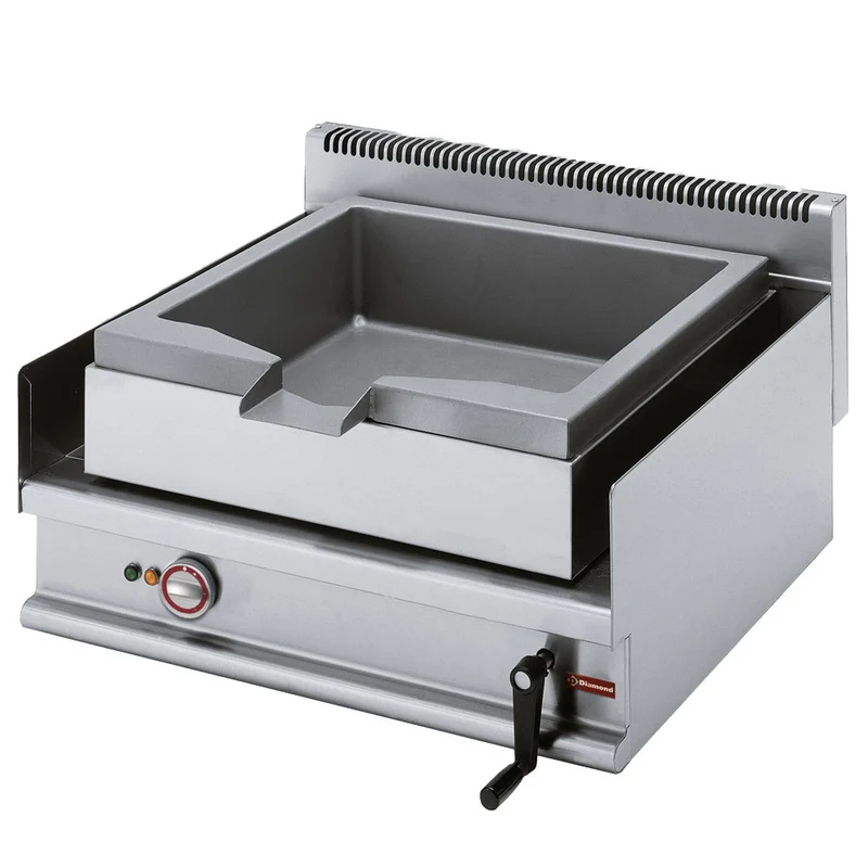 Elektrische Kippbratpfanne 30 Liter , Tischgerät aus Edelstahl, E65/BRI7T-230V/3-N