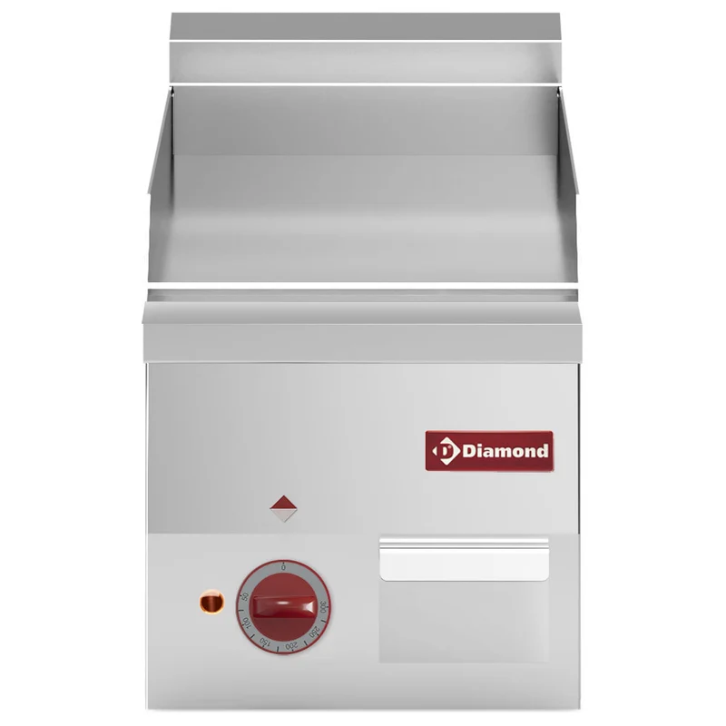 Profi Elektro-Grillplatte glatt , Edelstahl , 30 cm, E60/PL3T-N