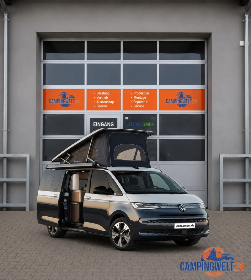 Ladekantenschutz, Edelstahl, schwarz, VW T7, VW T7 California