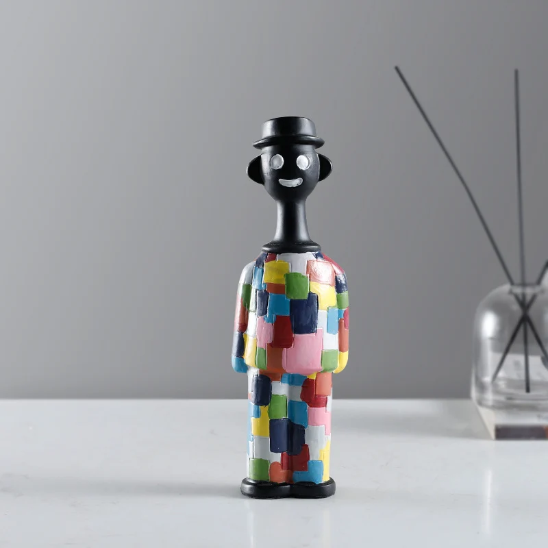 Dekorative Bunte Figur