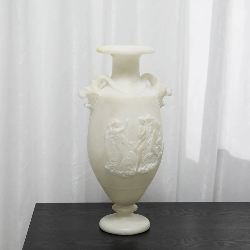 Dekorative Alabaster Kunstvase