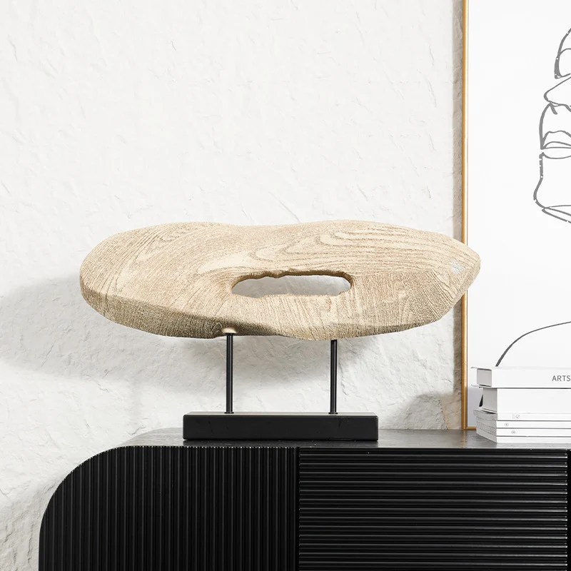 Zeitgenössische Holz dekorative Skulptur