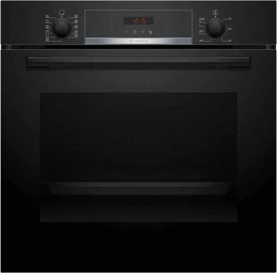 Serie 4 Einbau-Backofen 60 x 60 cm Schwarz HBA574BB3