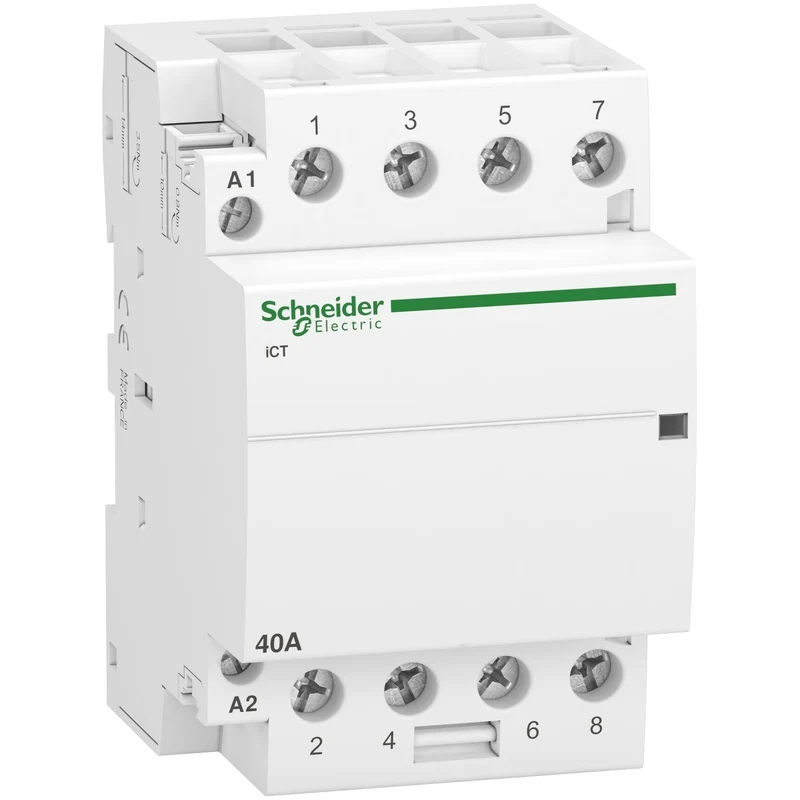 Schneider A9C20844 Acti9 iCT Contactor 4P 4NO 40A 220-240V AC