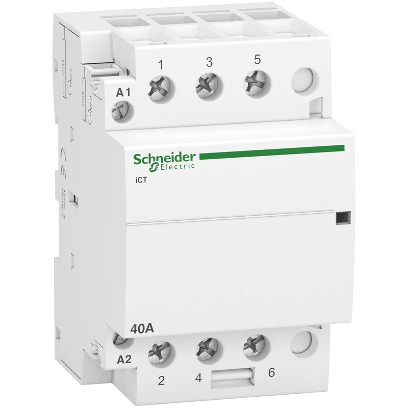 Schneider A9C20843 Acti9 iCT Contactor 3P 3NO 40A 220-240V AC