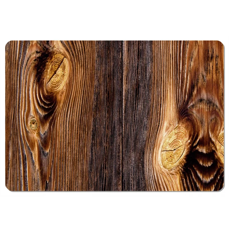 Bertoni-Schreibtischunterlage aus Filz, 50 x 70 cm, Holz