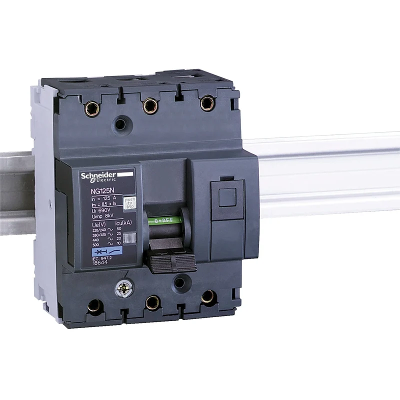 Schneider 18642 Acti9 NG125N Miniature circuit breaker 3P C100A 25kA