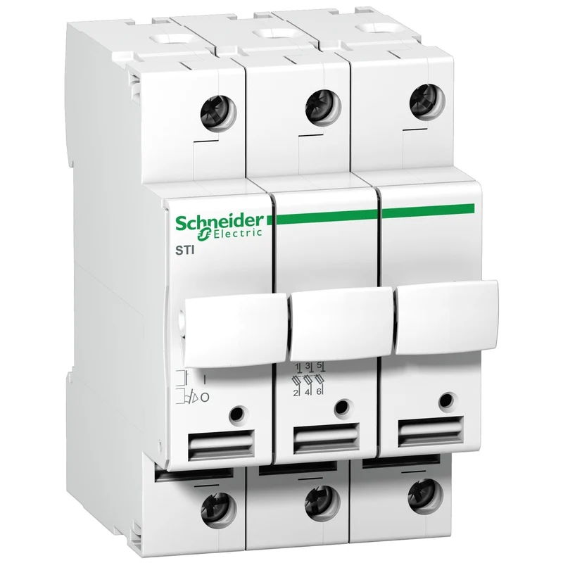 Schneider A9N15656 Acti9 STI Fuse Switch Disconnector 3P 2A 500V AC