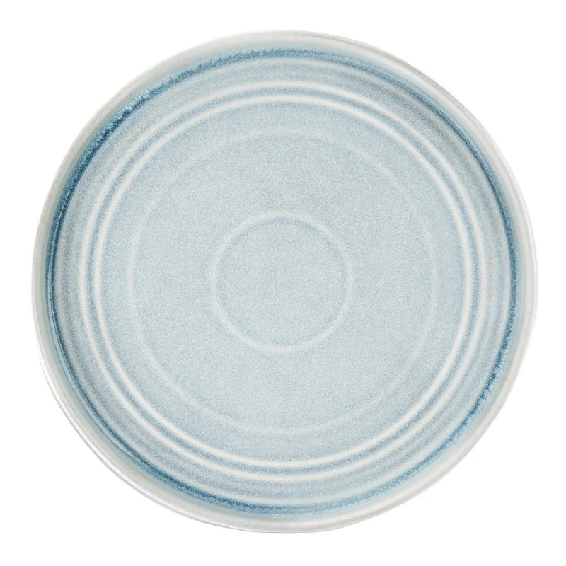 Cavolo ravni okrogli krožniki ledeno modri 27cm | Olympia | Set 4 kosov