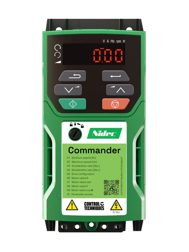 Nidec C300-01200042A10100AB100 Commander C300 VFD 0.75kW 1Ph 230V 4.2A