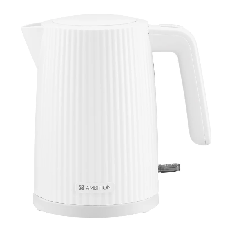 Elektrischer Wasserkocher 1,7 l Curly, Leistung 2200W, weiß AMBITION ELECTRO