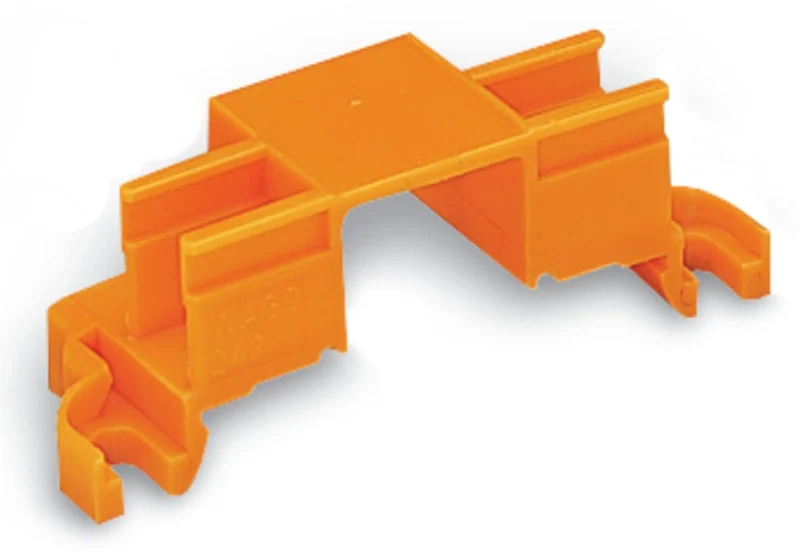 WAGO 243-112 Mounting Carrier 4 Slots 243 Series DIN-35 Orange Pack of 10