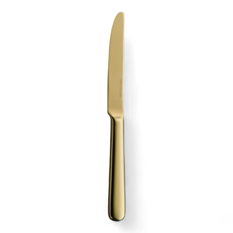 12 Stück Hepp Vorsp-/Dessertmesser CARLTON PVD Gold