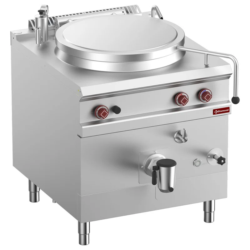 Gas-Kochkessel 150 Liter , Direkt beheizt , Edelstahl, G9/M15I8-N